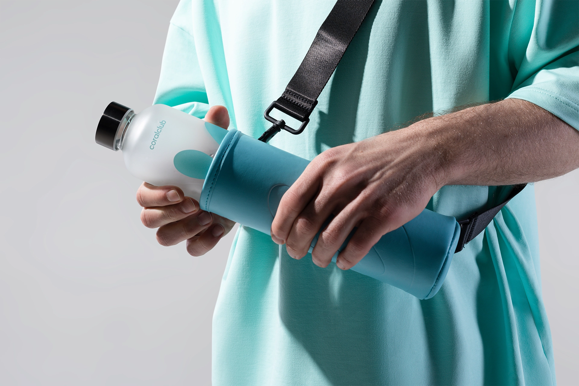 Glass bottle "25th anniversary"