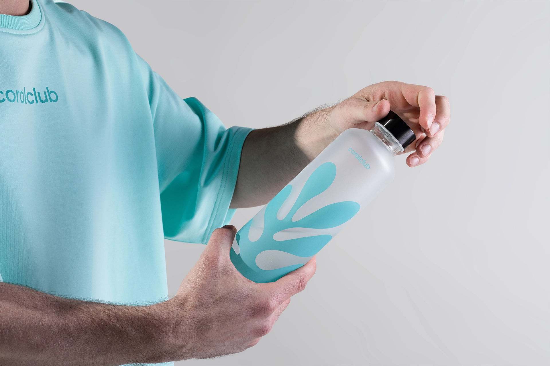 Glass bottle "25th anniversary"